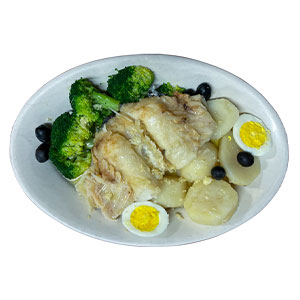  Boiled Cod Fish 